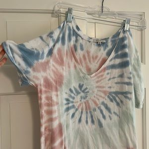 Tie dye T-shirt dress